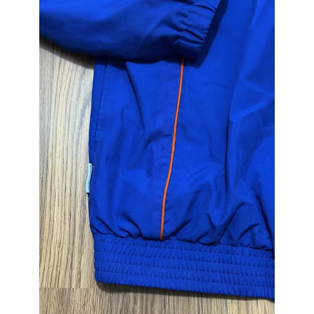 Florida Gators Jacket Mens Medium Russell Athletic Team Issue Windbreaker Blue